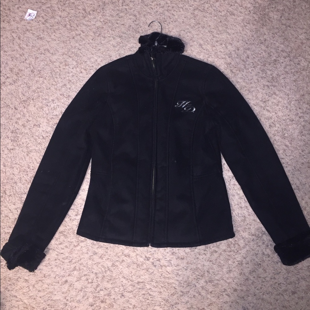 Harley Davidson Faux fur Lined Coat